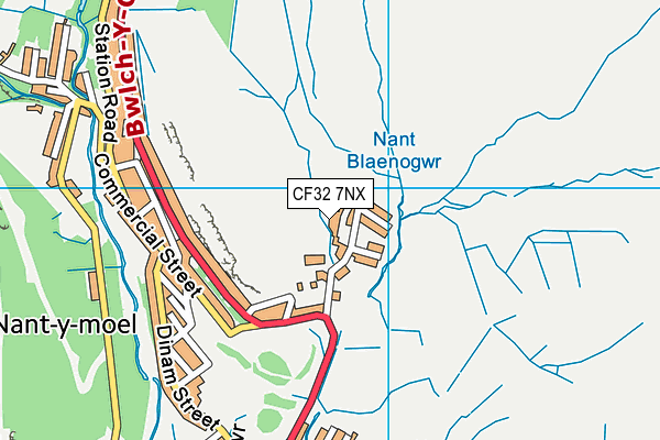 CF32 7NX map - OS VectorMap District (Ordnance Survey) CF32 7NX map - OS VectorMap District (Ordnance Survey)