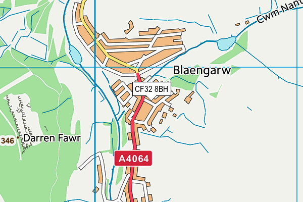 CF32 8BH map - OS VectorMap District (Ordnance Survey) CF32 8BH map - OS VectorMap District (Ordnance Survey)