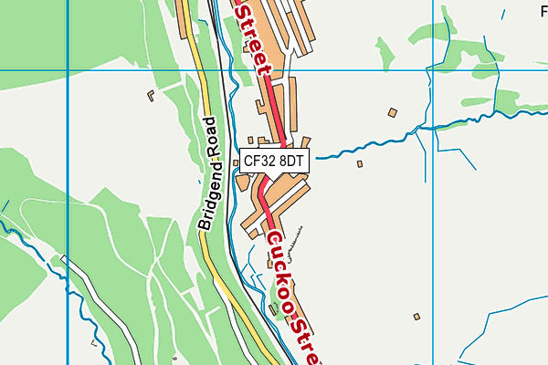 CF32 8DT map - OS VectorMap District (Ordnance Survey) CF32 8DT map - OS VectorMap District (Ordnance Survey)