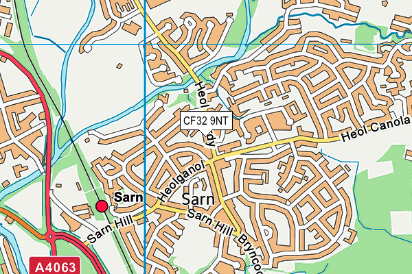 CF32 9NT map - OS VectorMap District (Ordnance Survey) CF32 9NT map - OS VectorMap District (Ordnance Survey)
