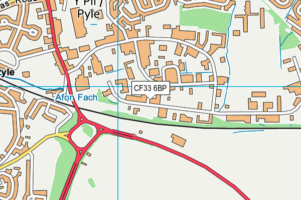 CF33 6BP map - OS VectorMap District (Ordnance Survey) CF33 6BP map - OS VectorMap District (Ordnance Survey)