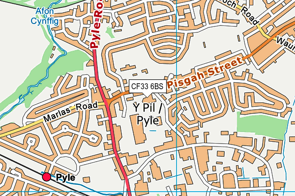 CF33 6BS map - OS VectorMap District (Ordnance Survey) CF33 6BS map - OS VectorMap District (Ordnance Survey)