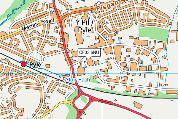 CF33 6NU map - OS VectorMap District (Ordnance Survey) CF33 6NU map - OS VectorMap District (Ordnance Survey)
