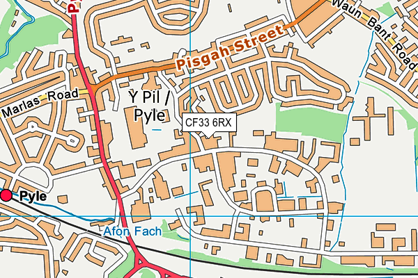 CF33 6RX map - OS VectorMap District (Ordnance Survey) CF33 6RX map - OS VectorMap District (Ordnance Survey)