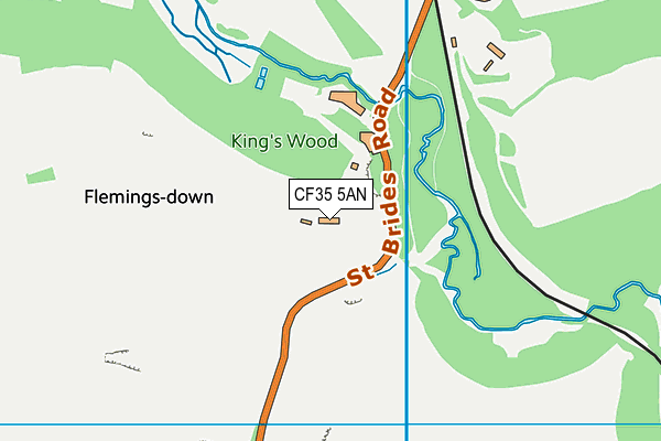 CF35 5AN map - OS VectorMap District (Ordnance Survey) CF35 5AN map - OS VectorMap District (Ordnance Survey)