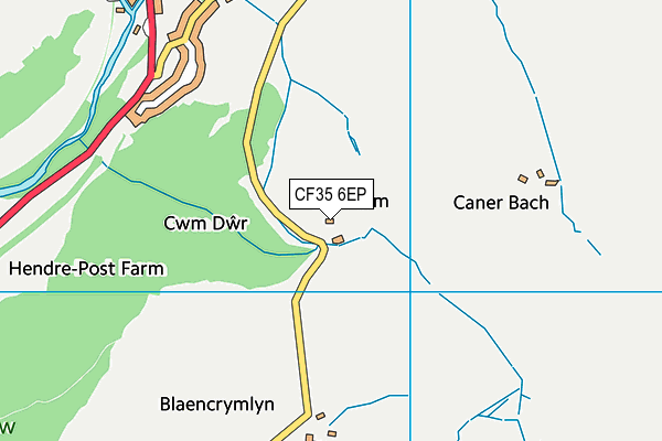 CF35 6EP map - OS VectorMap District (Ordnance Survey) CF35 6EP map - OS VectorMap District (Ordnance Survey)