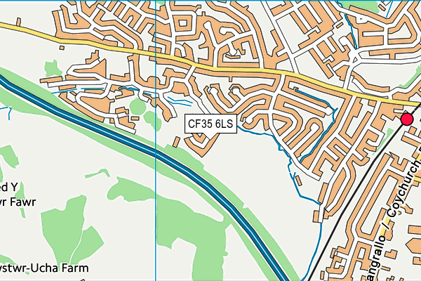 CF35 6LS map - OS VectorMap District (Ordnance Survey) CF35 6LS map - OS VectorMap District (Ordnance Survey)