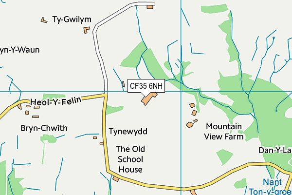 CF35 6NH map - OS VectorMap District (Ordnance Survey) CF35 6NH map - OS VectorMap District (Ordnance Survey)