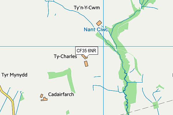 CF35 6NR map - OS VectorMap District (Ordnance Survey) CF35 6NR map - OS VectorMap District (Ordnance Survey)