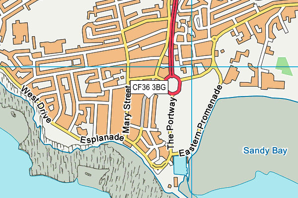 CF36 3BG map - OS VectorMap District (Ordnance Survey) CF36 3BG map - OS VectorMap District (Ordnance Survey)