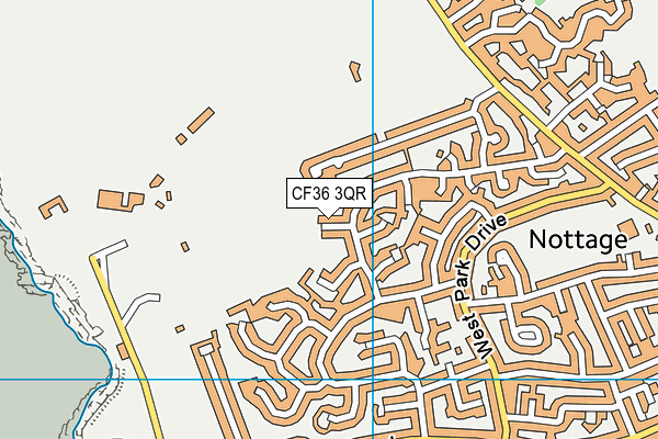 CF36 3QR map - OS VectorMap District (Ordnance Survey) CF36 3QR map - OS VectorMap District (Ordnance Survey)