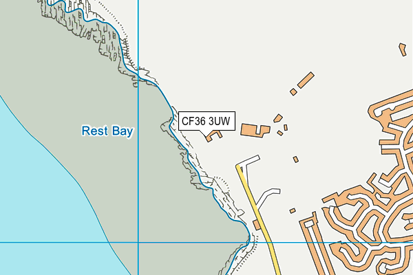 CF36 3UW map - OS VectorMap District (Ordnance Survey) CF36 3UW map - OS VectorMap District (Ordnance Survey)