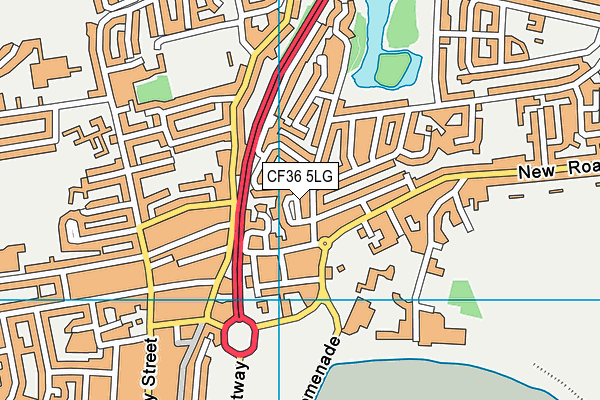 CF36 5LG map - OS VectorMap District (Ordnance Survey) CF36 5LG map - OS VectorMap District (Ordnance Survey)