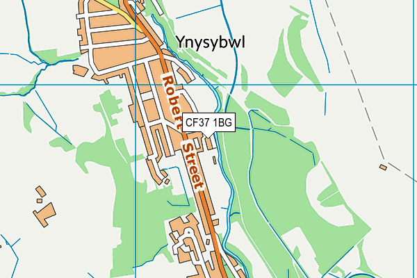 CF37 1BG map - OS VectorMap District (Ordnance Survey) CF37 1BG map - OS VectorMap District (Ordnance Survey)