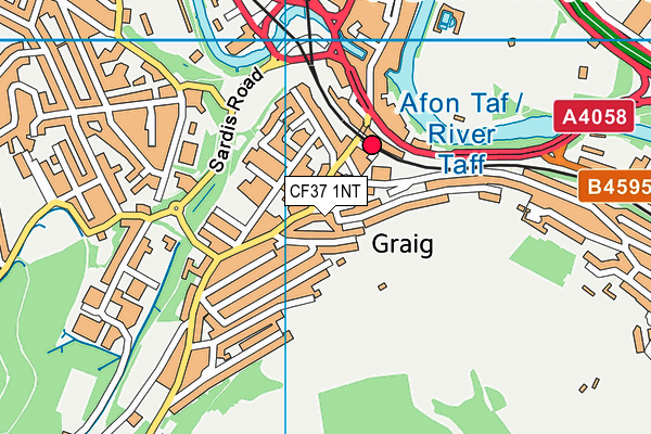 CF37 1NT map - OS VectorMap District (Ordnance Survey) CF37 1NT map - OS VectorMap District (Ordnance Survey)