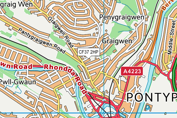 CF37 2HP map - OS VectorMap District (Ordnance Survey) CF37 2HP map - OS VectorMap District (Ordnance Survey)