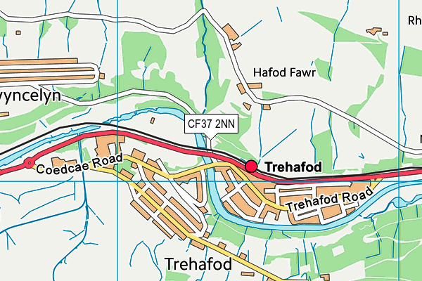CF37 2NN map - OS VectorMap District (Ordnance Survey) CF37 2NN map - OS VectorMap District (Ordnance Survey)