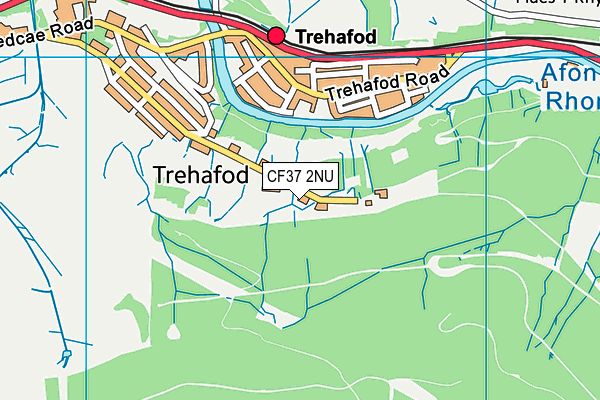CF37 2NU map - OS VectorMap District (Ordnance Survey) CF37 2NU map - OS VectorMap District (Ordnance Survey)
