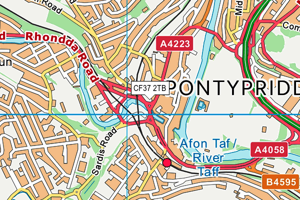 CF37 2TB map - OS VectorMap District (Ordnance Survey) CF37 2TB map - OS VectorMap District (Ordnance Survey)