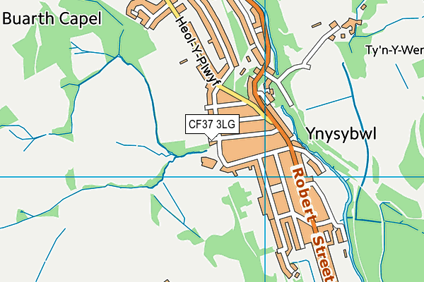 CF37 3LG map - OS VectorMap District (Ordnance Survey) CF37 3LG map - OS VectorMap District (Ordnance Survey)