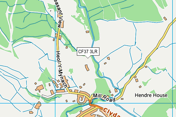CF37 3LR map - OS VectorMap District (Ordnance Survey) CF37 3LR map - OS VectorMap District (Ordnance Survey)