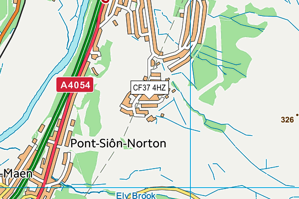 CF37 4HZ map - OS VectorMap District (Ordnance Survey) CF37 4HZ map - OS VectorMap District (Ordnance Survey)