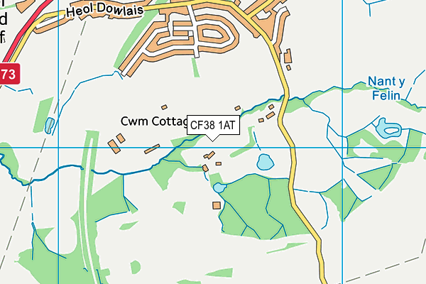 CF38 1AT map - OS VectorMap District (Ordnance Survey) CF38 1AT map - OS VectorMap District (Ordnance Survey)