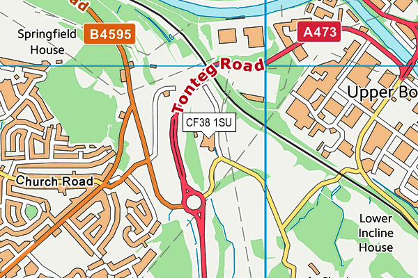 CF38 1SU map - OS VectorMap District (Ordnance Survey) CF38 1SU map - OS VectorMap District (Ordnance Survey)
