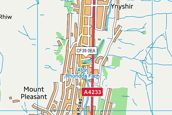 CF39 0EA map - OS VectorMap District (Ordnance Survey) CF39 0EA map - OS VectorMap District (Ordnance Survey)