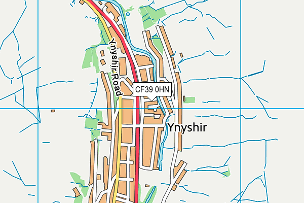CF39 0HN map - OS VectorMap District (Ordnance Survey) CF39 0HN map - OS VectorMap District (Ordnance Survey)