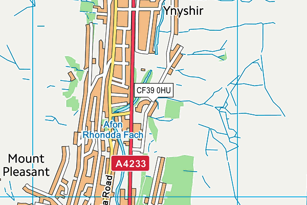 CF39 0HU map - OS VectorMap District (Ordnance Survey) CF39 0HU map - OS VectorMap District (Ordnance Survey)