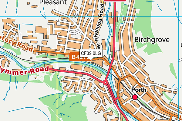 CF39 0LG map - OS VectorMap District (Ordnance Survey) CF39 0LG map - OS VectorMap District (Ordnance Survey)