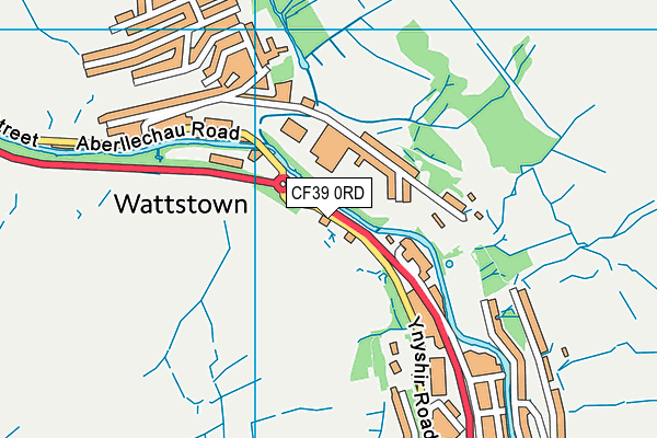 CF39 0RD map - OS VectorMap District (Ordnance Survey) CF39 0RD map - OS VectorMap District (Ordnance Survey)