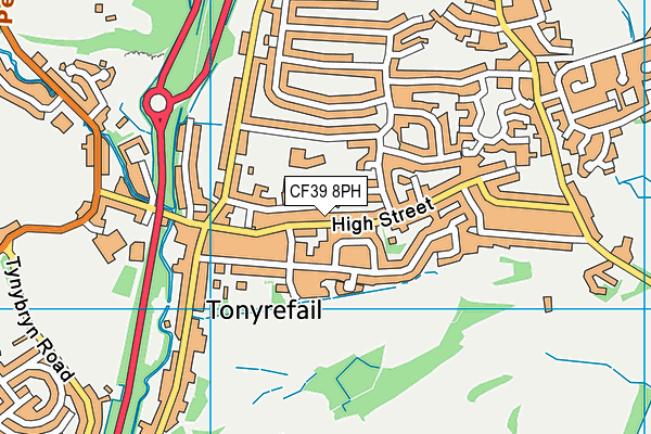CF39 8PH map - OS VectorMap District (Ordnance Survey) CF39 8PH map - OS VectorMap District (Ordnance Survey)