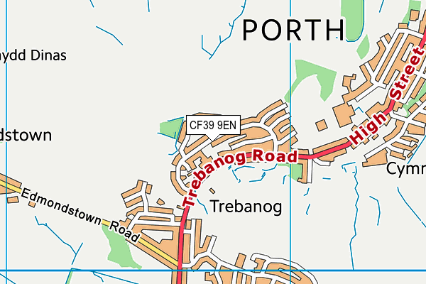 CF39 9EN map - OS VectorMap District (Ordnance Survey) CF39 9EN map - OS VectorMap District (Ordnance Survey)