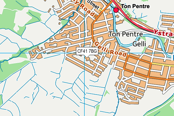 CF41 7BG map - OS VectorMap District (Ordnance Survey) CF41 7BG map - OS VectorMap District (Ordnance Survey)