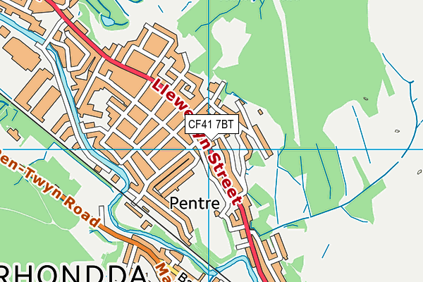 CF41 7BT map - OS VectorMap District (Ordnance Survey) CF41 7BT map - OS VectorMap District (Ordnance Survey)