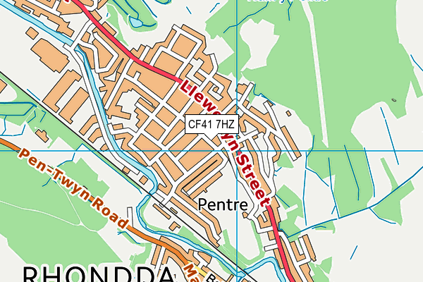 CF41 7HZ map - OS VectorMap District (Ordnance Survey) CF41 7HZ map - OS VectorMap District (Ordnance Survey)
