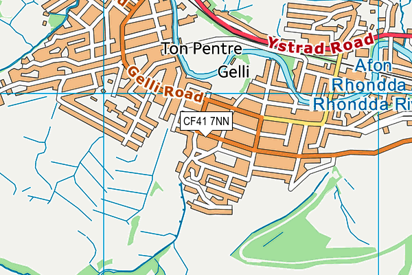 CF41 7NN map - OS VectorMap District (Ordnance Survey) CF41 7NN map - OS VectorMap District (Ordnance Survey)