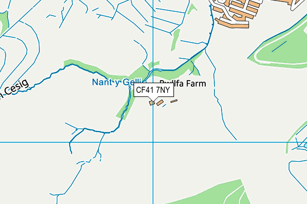 CF41 7NY map - OS VectorMap District (Ordnance Survey) CF41 7NY map - OS VectorMap District (Ordnance Survey)