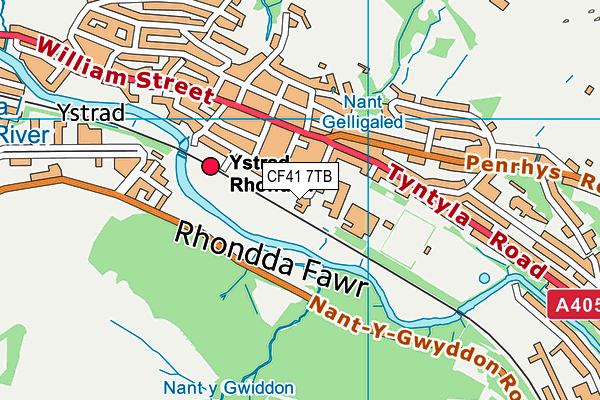 CF41 7TB map - OS VectorMap District (Ordnance Survey) CF41 7TB map - OS VectorMap District (Ordnance Survey)