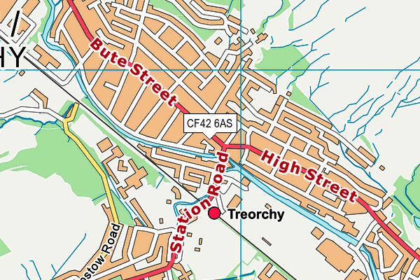 CF42 6AS map - OS VectorMap District (Ordnance Survey) CF42 6AS map - OS VectorMap District (Ordnance Survey)