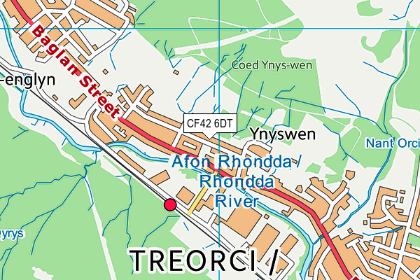 CF42 6DT map - OS VectorMap District (Ordnance Survey) CF42 6DT map - OS VectorMap District (Ordnance Survey)