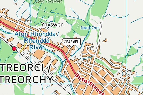 CF42 6EL map - OS VectorMap District (Ordnance Survey) CF42 6EL map - OS VectorMap District (Ordnance Survey)