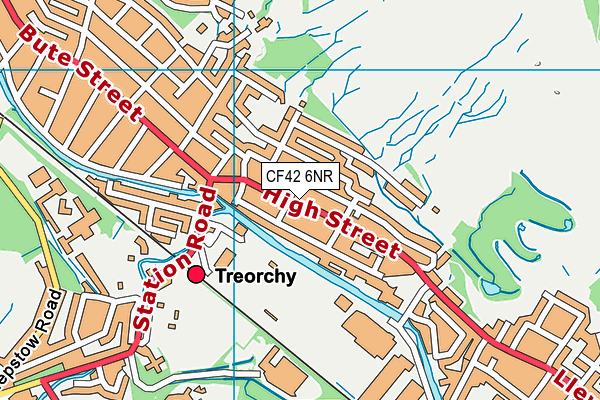 CF42 6NR map - OS VectorMap District (Ordnance Survey) CF42 6NR map - OS VectorMap District (Ordnance Survey)
