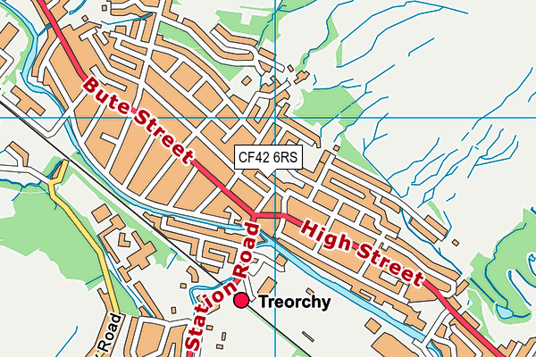 CF42 6RS map - OS VectorMap District (Ordnance Survey) CF42 6RS map - OS VectorMap District (Ordnance Survey)