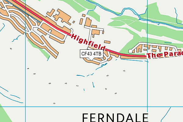 CF43 4TB map - OS VectorMap District (Ordnance Survey) CF43 4TB map - OS VectorMap District (Ordnance Survey)