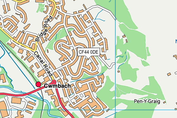 CF44 0DE map - OS VectorMap District (Ordnance Survey) CF44 0DE map - OS VectorMap District (Ordnance Survey)