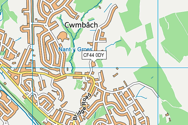 CF44 0DY map - OS VectorMap District (Ordnance Survey) CF44 0DY map - OS VectorMap District (Ordnance Survey)