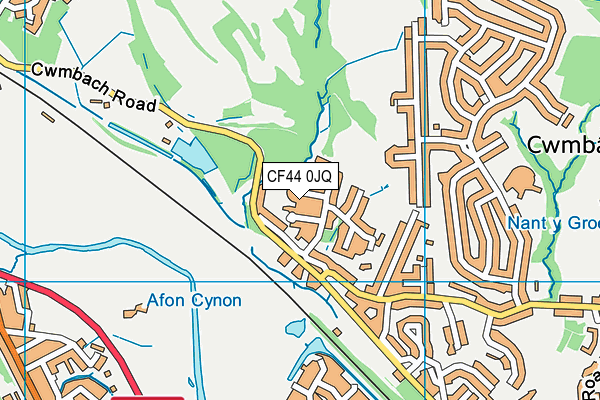 CF44 0JQ map - OS VectorMap District (Ordnance Survey) CF44 0JQ map - OS VectorMap District (Ordnance Survey)